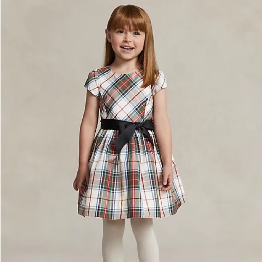 Plaid Fit & Flare Dress
